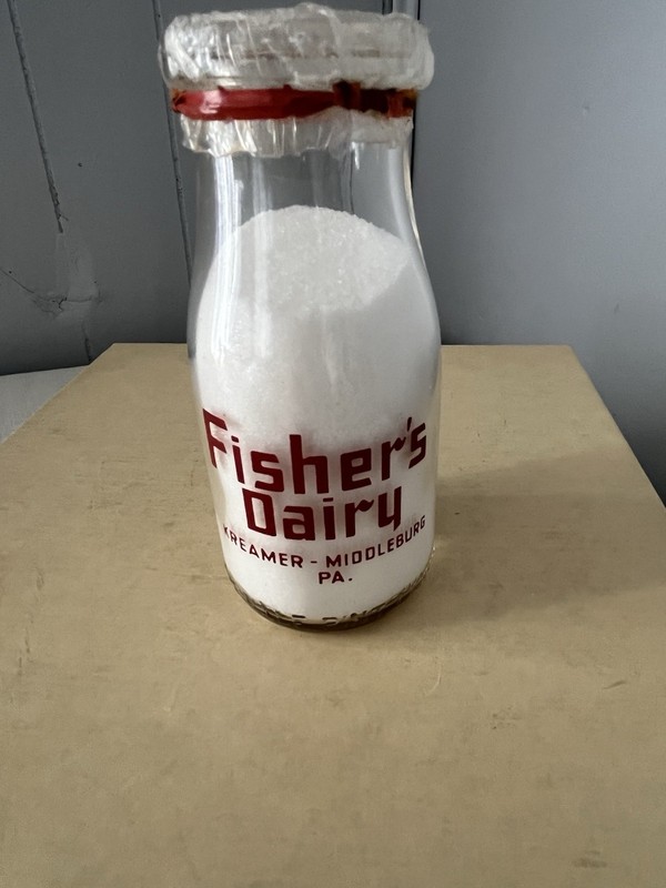 Fishers Dairy Half Pint Bottle Kreamer/Middleburg PA