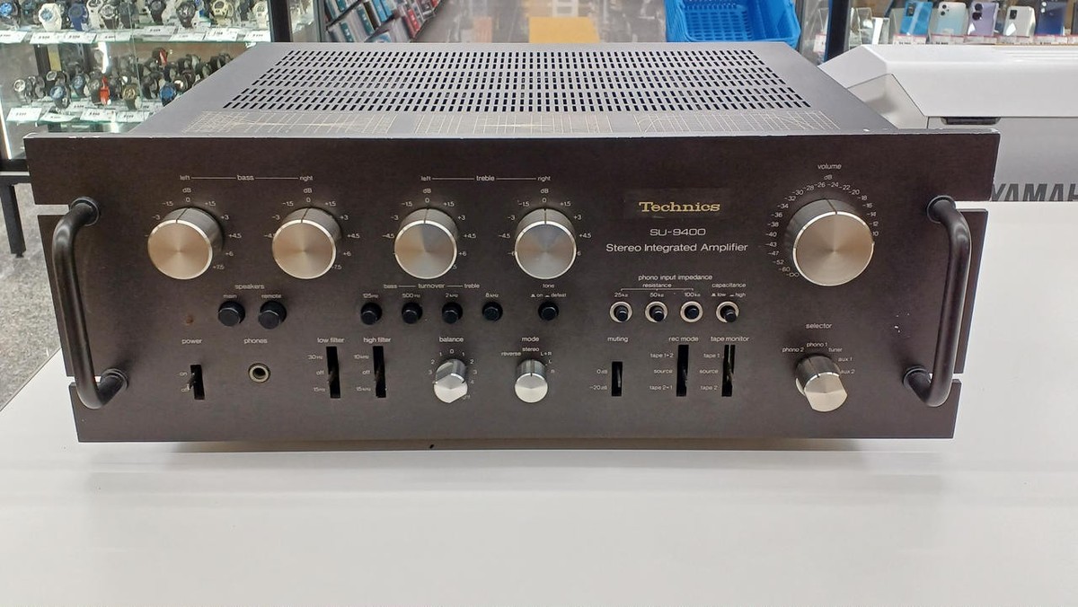 ジャンク品TechnicsSU-9400 ステレオインテグレーテッドアンプ 本体 Technics SU-9400 Stereo Amplifier Vintage Audio Component SU 9400