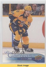 2016-17 Upper Deck UD Canvas Roman Josi #C165 READ fv4