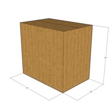 10 15x10x14 Kraft Brown Corrugated Shipping Boxes 32 ECT Single-Wall New