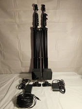 HTC Vive Vr Base Station 1.0 (Pair) with Power Cords, Mounts & Tripods 