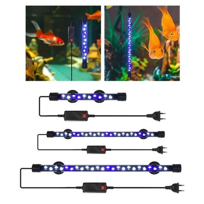 Tauchbare LED-Aquariumbeleuchtung, Aquariumbeleuchtung, blaue und weiße LEDs