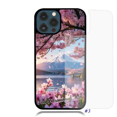 Personalised Text Glass Phone Case for Apple iPhone 15/14/13/12/11/X/8/7/6/5/SE