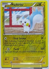 Pachirisu 25/119 Reverse Holo Near Mint R Phantom Forces Pokemon Reverse Holo