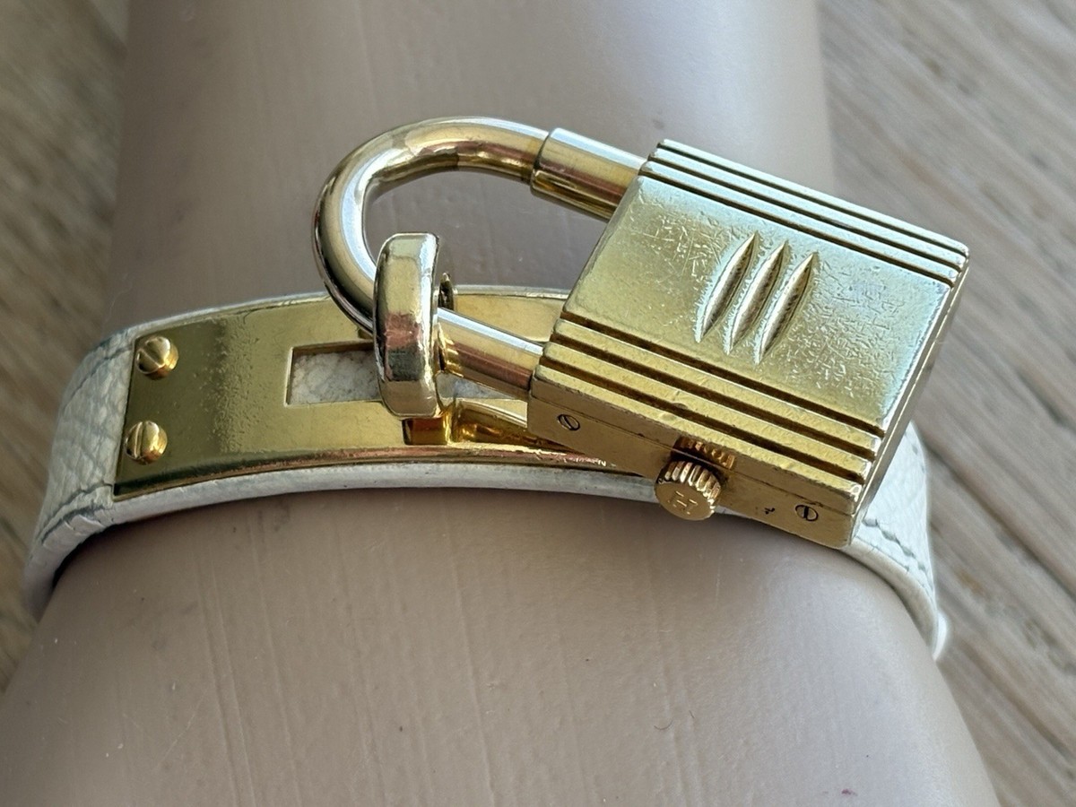 Hermes Kelly Gold Plated Watch Vintage Watch Serviced  display picture 3