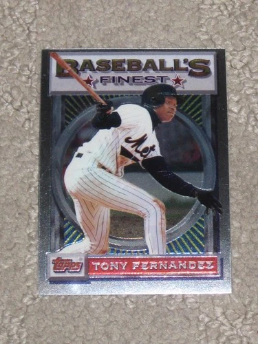 1993 Topps Finest Tony Fernandez Card #36 Exellent to Mint