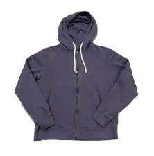 Pact Hoodie Womens One For All Full Zip Organic Cotton Hooded Jacket Purple SZ S