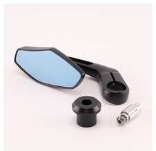 Rétroviseur embout de guidon gauche noir pour moto et scooter