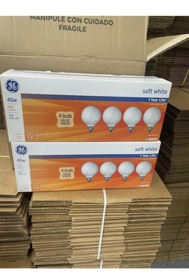 #ad #ad ***LOT OF 8*** GE 40 WATT SOFT WHITE DECORATIVE G25 FROSTED Light Bulbs 40W $28.00