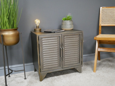Urban Industrial Metallschrank - Rustikaler Spind Stil Aufbewahrungsschrank Schrank