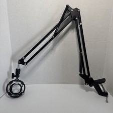 Microphone Boom Arm with Desk Mount 360  Rotatable Adjustable Studio Mic Stand