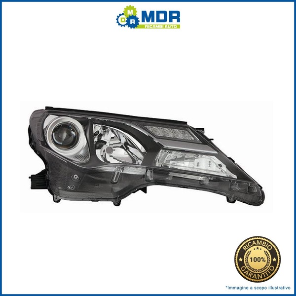 Scheinwerfer Vorne Recht Parabel Schwarz Xenon - - FüR Toyota Rav 4 13- > 15-image