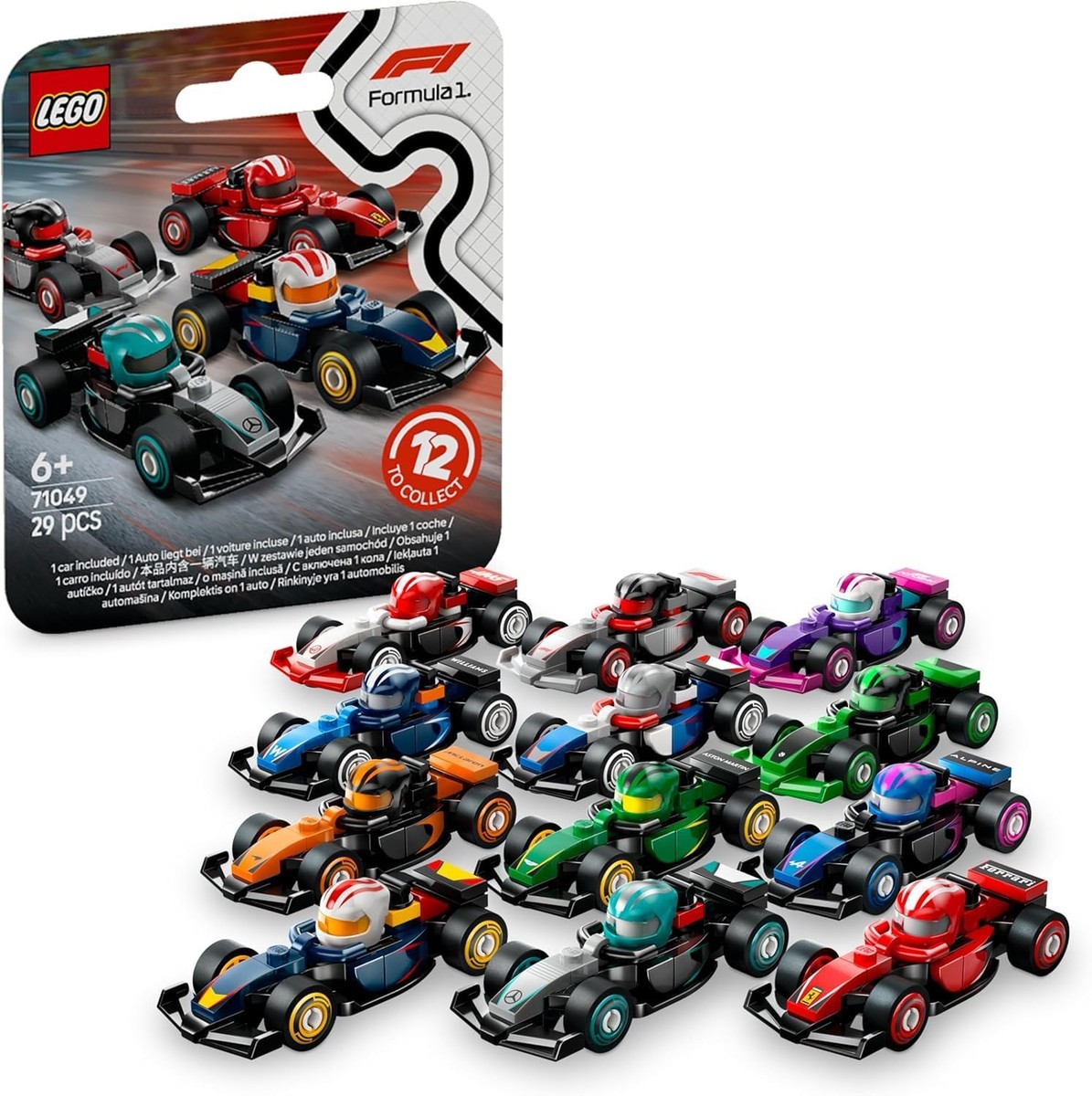 LEGO 71049 F1 Collectible Race Cars Random Blind Box | eBay