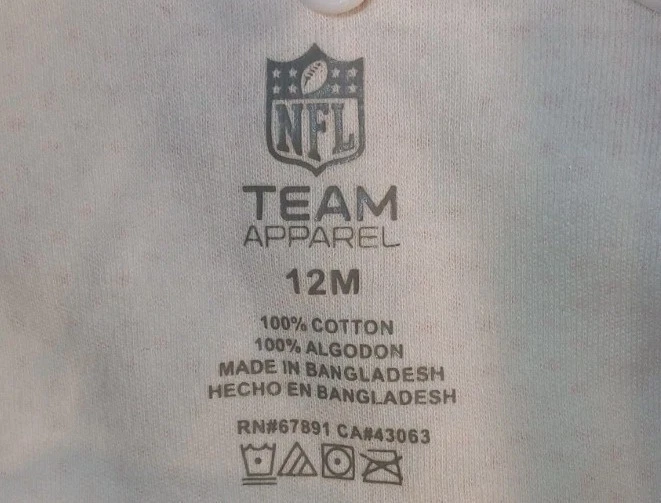 Body de bebé San Francisco 49ers Foto 3 de 3