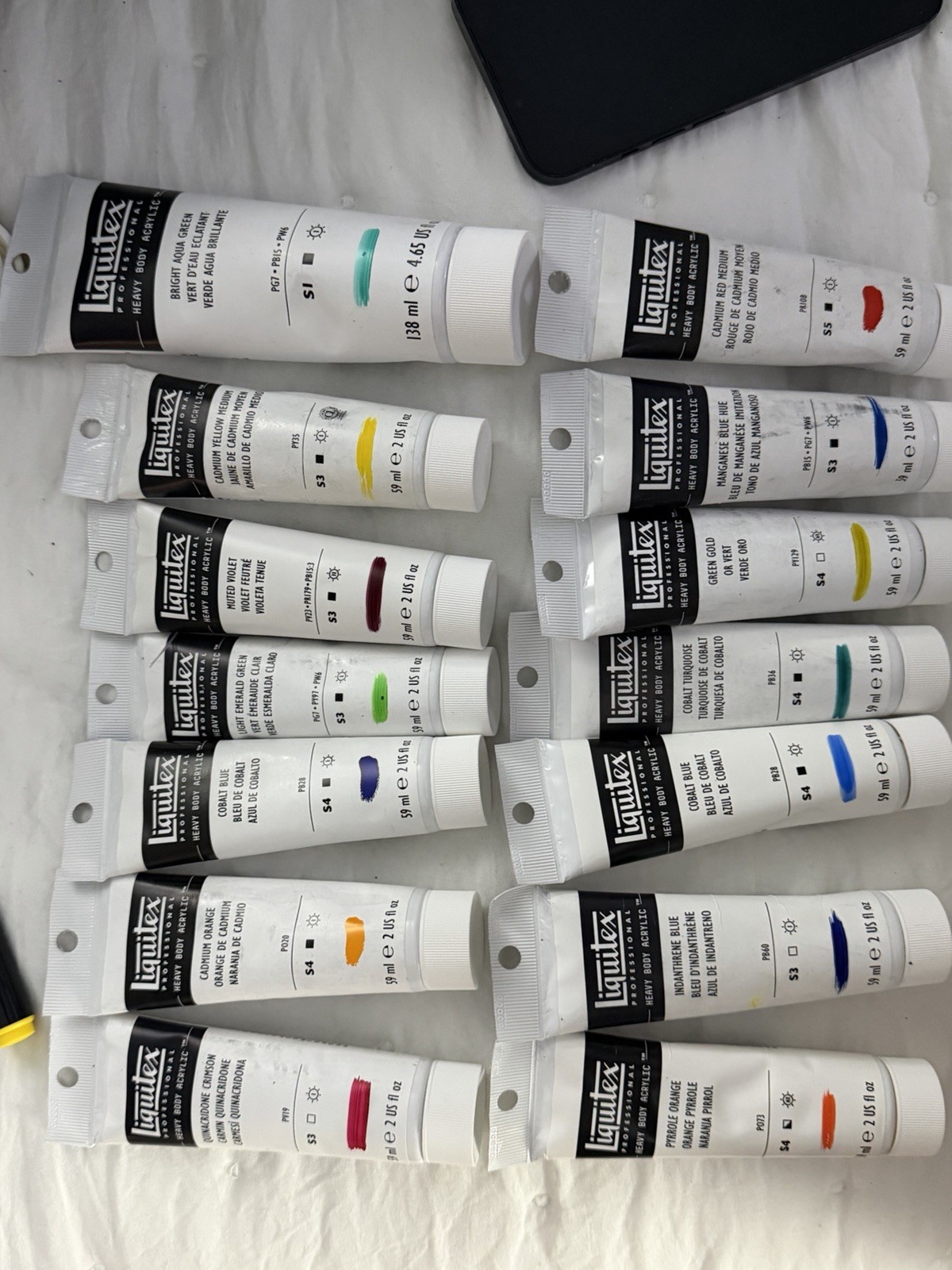 liquitex heavy body acrylic paint set
