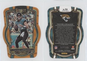 2022 Panini Select Club Level Orange Prizm Die-Cut /199 Trevor Lawrence #254
