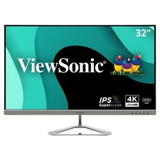 ViewSonic 4K UHD VX3276-4K-MHD 32" Frameless Monitor, HDR10 HDMI, DP CR 