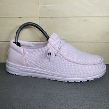 Hey Dude Wendy Slip-Ons Funk Mono Light Pink Women's Size 7 Shoes Loafers