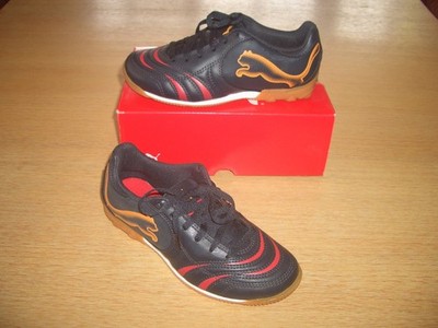 Puma PowerCat Kinder 4.10 IT Jr Gr. 35 Kinder Fußballschuhe f. Halle Sportschuhe