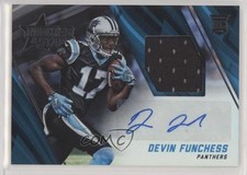 2015 Panini Rookies & Stars Rookie Jerseys Signatures Devin Funchess #7 Auto 0a6