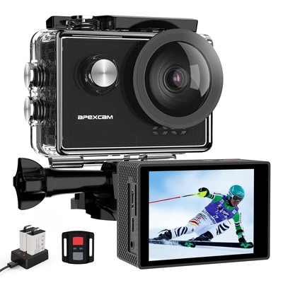 4K 60FPS Action Camera EIS Stabilization 20MP Sports Cam 40M Waterproof Under...