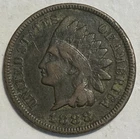 1888 Indian Head Cent Penny (env511)