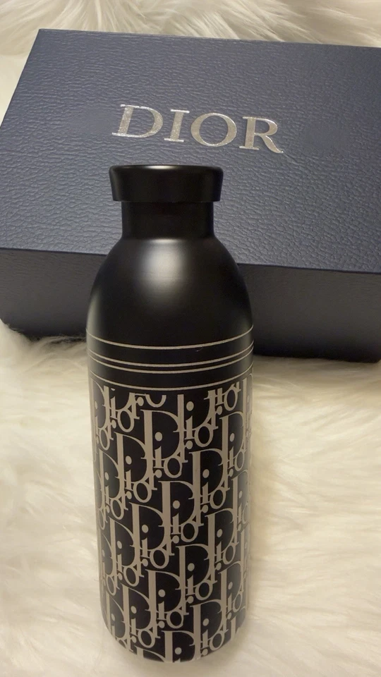 Dior Black Water Bottle Tumbler Black Holder Limited VIP Gift Novelty GWP - Image 3 of 4