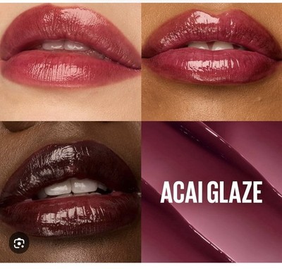Lot Of 2 Maybelline  Lifter Glaze Hyaluronic Hydrating Oil #008 Acai Glaze New