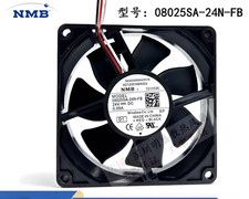 1PCS NMB 08025SA-24N-FB DC24V 0.09A 8025 8CM 3-Wire Inverter Cooling Fan