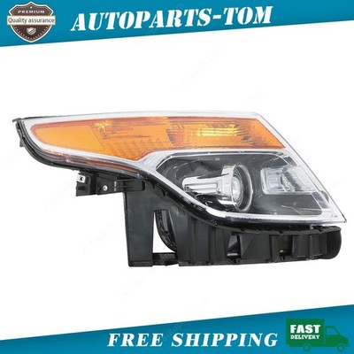 Passenger Side Factory Style Headlight for 2011-2015 Ford Explorer Halogen