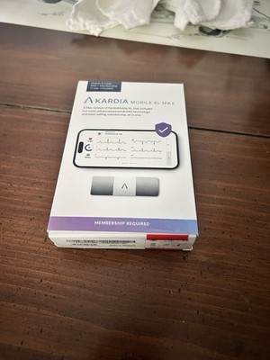 Kardia Mobile 6L Max 6-Lead Handheld Digital Personal EKG/ECG Device