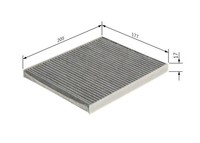 Bosch Innenraumfilter 1 987 435 583 Aktivkohlefilter FüR Panda Fiat Abarth 595