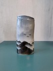 Yves Mohy Vase Porcelaine Faïence Vintage Virebent 1970