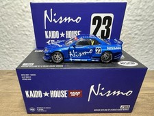 Kaido House MiniGT 1:64 Nissan Skyline GT-R R34 Kaido Works Blue Nismo KHMG055