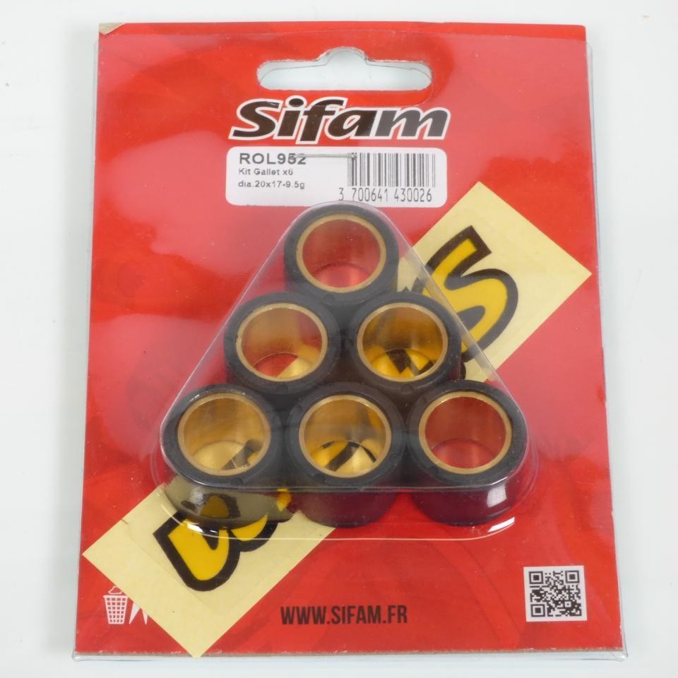 Galet rouleau de variateur Sifam contre la perte d'accélération Satelis 125