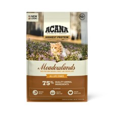 Grain-Dry Cat Food Meadowlands Chicken Turkey Fish and Cage-Eggs 10lb Bag