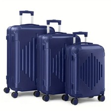 3 Stk Koffer Reisekoffer Trolley Hartschalenkoffer Handgepäck Kofferset M-L-XL