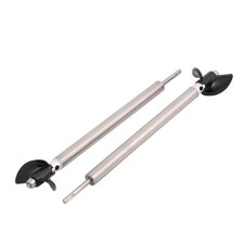 1 paio accessori modellismo barca 3mm diametro 150mm albero motore lungo con elica 34mm