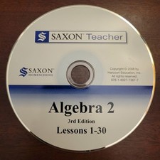 Saxon Algebra 2, 3rd Edition, Replacement Cd-...