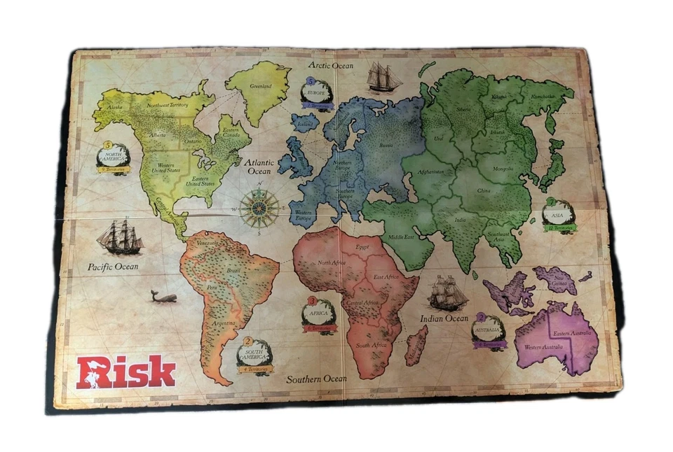 Risk Board Game: The Game of Strategic Conquest  - Image 3 of 4