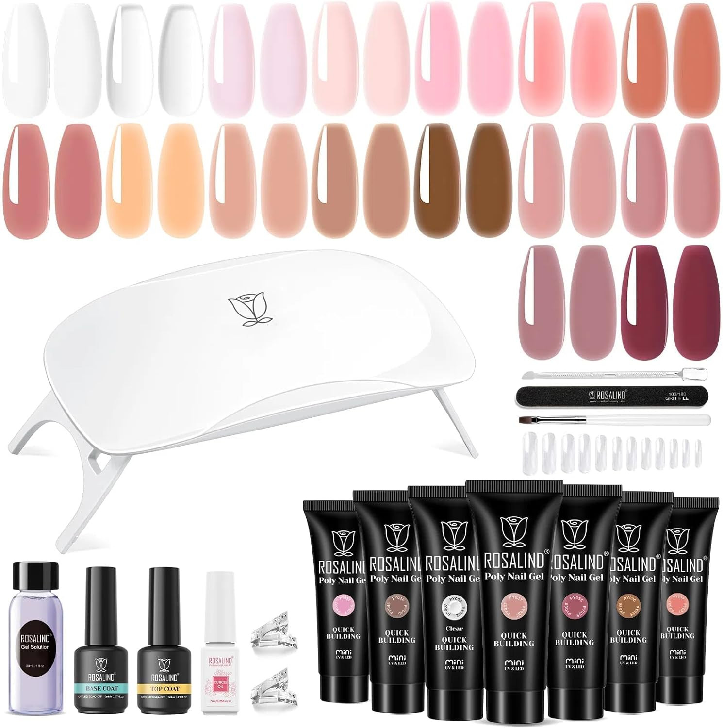 Kit Unghie Gel Arcygel 16 Colori con Lampada UV - Manicure a Casa