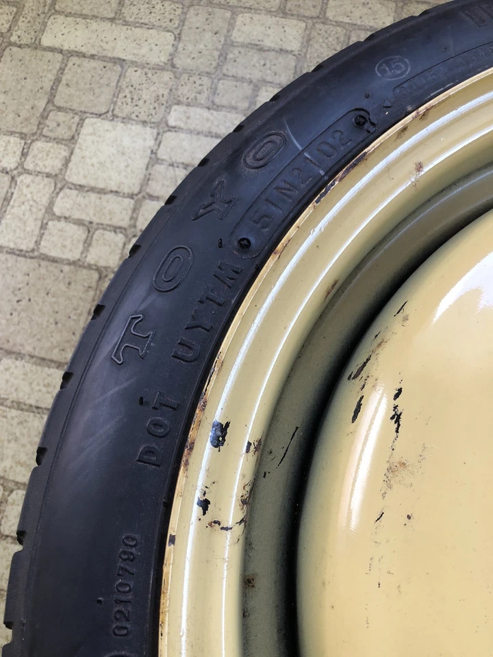 1 x Notrad Reserverad Ersatz Mazda 323 T115/70D15 90M 4x15 4/100 - Bild 3 von 4