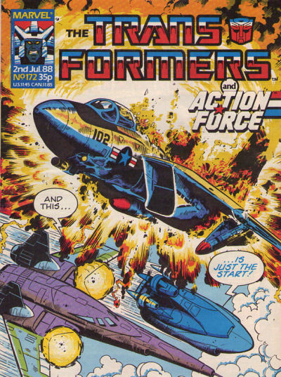 TRANSFORMERS #172 - 1988 - Marvel Comics Group UK