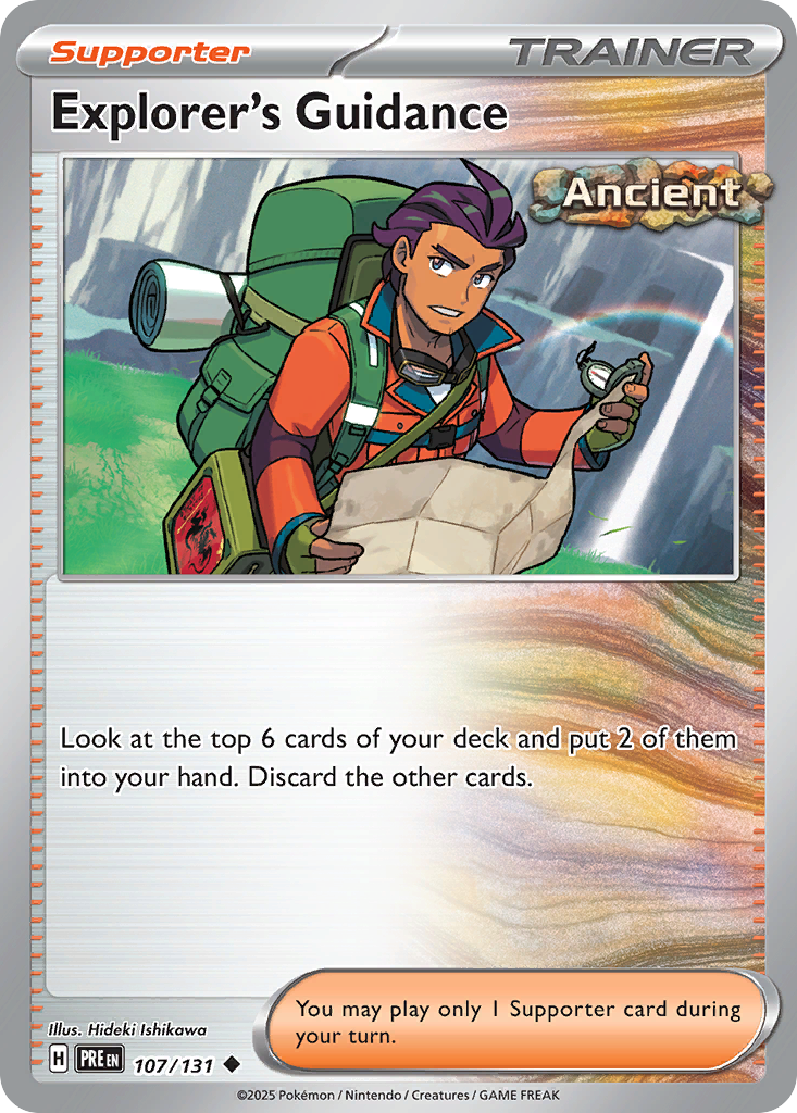 Explorer's Guidance 107/131 Uncommon | Prismatic Evolutions