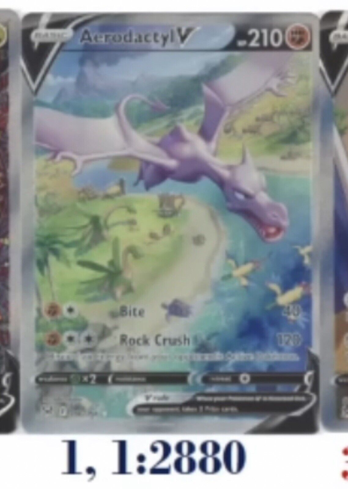 Aerodactyl V 180/186 Lost Origin Alternative Art Proxy 