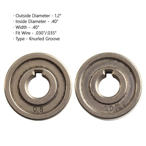 Drive Roll .023 .030 .035 .045 Knurled V U-Groove Wire Feed For MIG Welders New - Picture 49 of 90