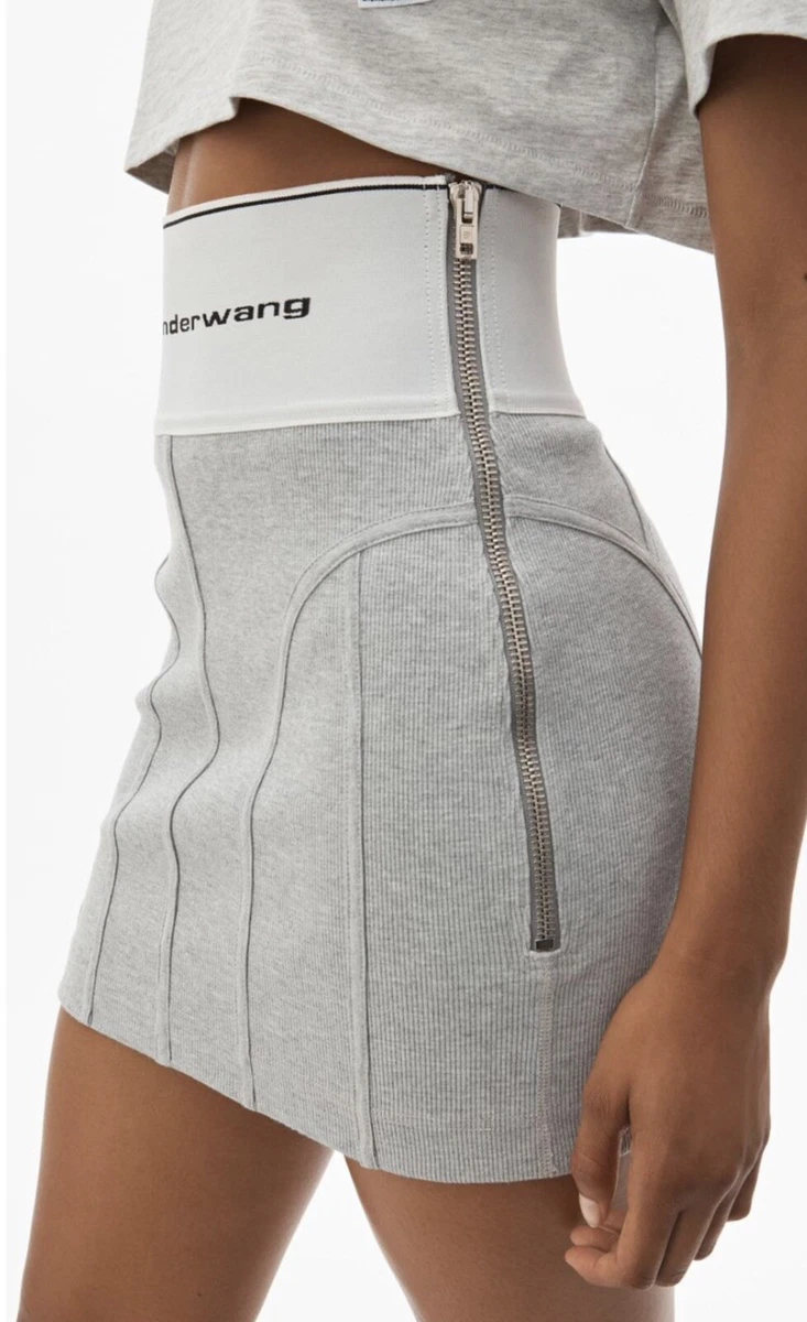 alexander wang elastic skirt