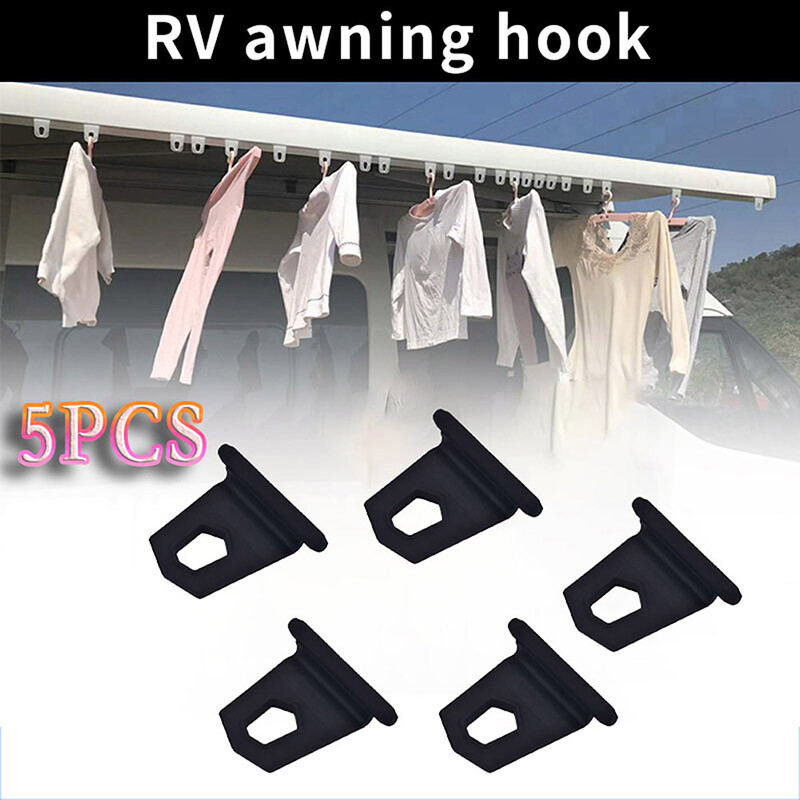5x Awnings Clothes Hook Hanger Clip Holder For RV Camper Motorhome