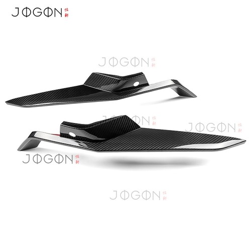 ZR1 Real Carbon Front Bumper Vent Trim Spoiler Insert For C8 Corvette Z06 2023+ - Picture 2 of 15