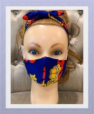 Cloth Mask & Turban Set For Girls | Garfield | Girls Turban | Free Shipping